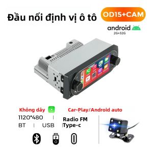 Đầu CD Xe Hơi MEKEDE Android 13 1Din MP5 RAM 2G ROM 32GB Hỗ Trợ Wireless Carplay BT FM Đầu Phát Đa Phương Tiện Video Cho Xe Hơi Đa Năng