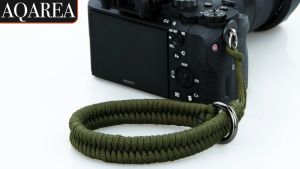 Camera Wrist Strap Adjustable Braided Mountaineering Wristband Secure Universa Camera Grip Paracord