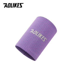 AOLIKES 1PC Cool Feeling Wrist Guard With Elastic Weaving Fitness Running Cycling Daily Exercise Comfortable and Sweat Absorbing