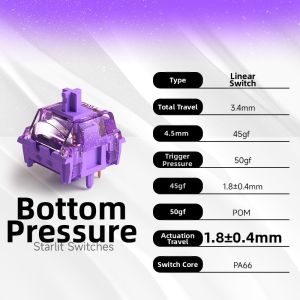 Akko | Multiple Silent Tactile Switch Dustproof Mechanical Keyboard Switches