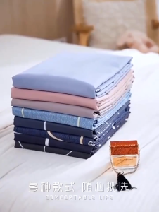 Flat Sheet Queen King Size Bed Sheet High Quality Washed Cotton Bedsheet (No Pillowcase) 【】