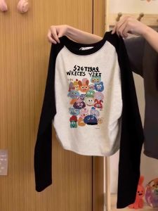 Color Block Long Sleeve T-Shirt