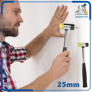 Palu Plastik Palu Karet 25 Mm Rubber Hammer Soft Palu Lantai Keramik Granit Parket Palu Kaca