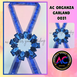 AC Organza Holiday Garland 005 - Elegant Celebration Gift Wrap