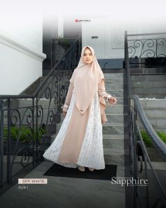 [READY]SAPPHIRE SARIMBIT SERIES 2025 BY YASMEERA x EL-RASHEED || SARIMBIT KELUARGA TERLARIS || SARIMBIT KELUARGA TERBARU || GAMIS & KOKO || WARNA OFF WHITE