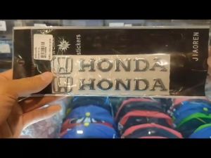 สติ๊กเกอร์โลโก้ตัวหนังสือ HONDA *พร้อมส่ง สินค้าในประเทศ ได้รับสินค้าแน่นอน 1-3 วัน