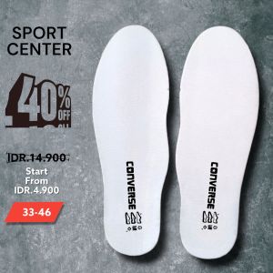 Insole/Telapak Dalam Sepatu Convers Series Ukuran Anak & Dewasa 33-46