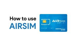 AIRSIM Reusable Global Travel Prepaid SIM - Taiwan