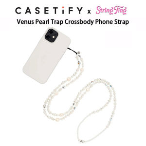 🔥สายอักขระเดิม1.2เมตรสายโทรศัพท์ Crossbody มุกกับดักสายชาร์จมือถือ Crossbody สากลกับแพทช์เชือกคอเครื่องรางห้อยโทรศัพท์ปรับได้สำหรับโทรศัพท์มือถือเชือกห้อยสลิง