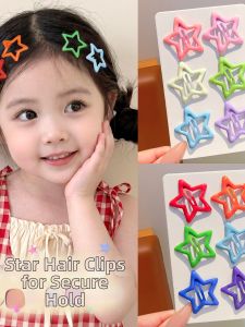 Non-hair Damaging Children Star-shaped Hair Clip for Forehead