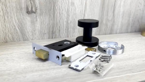 New Invisible Door Lock With Key Single Side Lock Indoor Door And Secret Room Hidden Single Side Lock Door Handle