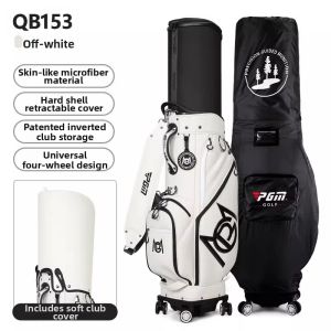 PGM | Extendable Hard Shell Golf Travel Bag 4 Wheels