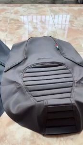Cover Jok Motor Model Caferacer LIST Fino PNP Bahan Zeus