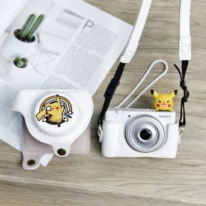 Etau for Sony Zv1m2 Camera Bag Zv1 Zv1f Protective Case Zv1 Second Generation Base Leather Case Lanyard