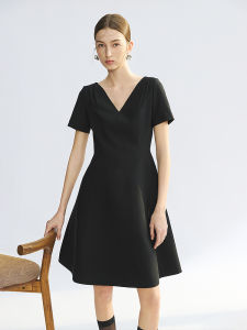 Lancy from 25 Summer 2025 New Black A-Line Dress Elegant Unique High-End Hepburn Style French High Know-how One-Piece Dress