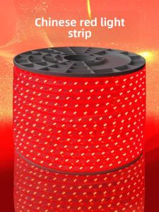 RUILUO | Red LED Strip Light for Ceiling and KTV Festive Decorations