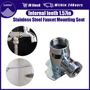Stainless Steel Wall Mount Extension Adapter 1/2 NPT Rain Shower Faucet Extender Connector Pipe Arm Base Bathroom Accessories