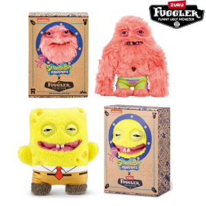 Fuggler | Original Fuggler Ugly Monster Tooth Spongebob Squarepants Plush Toys Stuffed Anime Gift Ugly Monster Plushies 22cm Decor Dolls