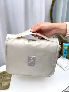 1pc Make up Bag Hanging Storage Travel Organizer Waterproof Cosmetic Toiletry Bag Large Pouch