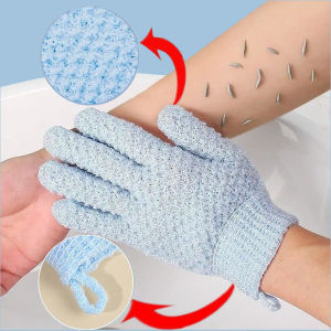 2PCS Exfoliating Bath Gloves Set for Shower Deep Cleaning Body Scrubbing Gloves for Women And Men