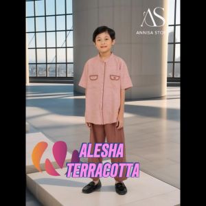 BAJU ANAK STELAN NIBRAS ALESHA KOKO TERRACOTTA