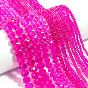 3/4/6/8/10mm Faceted Crystal Glass Beads Austrian Crystal Beads Loose Spacer Bead For DIY Jewelry Making Bracelet Necklace