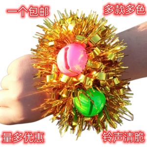 กำไลข้อมือดอกไม้สำหรับเต้นรำของเด็กกำไลข้อมืออุปกรณ์ประกอบฉากเข้าพิธีเปิดการแข่งขันกีฬาอนุบาลดอกไม้สำหรับการแสดงเชียร์ลีดเดอร์