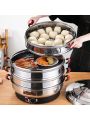 BANSU | Commercial Multi-function Stainless Steel Electric Steamer Large Capacity. 