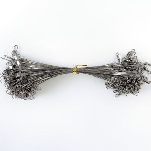 สายนำทางรูปแบบหนังสือพิมพ์แบบด้ายเหล็กกันล่าด้วยสายด้ายเหล็ก 20 ชิ้น อุปกรณ์ตกปลากลางแจ้ง อุปกรณ์สำหรับติดกระดูกสัตว์ จีนแผ่นดินใหญ่