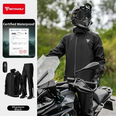 MOTOWOLF | Split Waterproof Rain Suit for Cycling