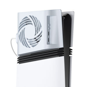 Aolion(澳加狮) | Aolion RGB Temperature Sensing Side-mounted Cooling Fan For PS5 Slim Digital/Disc Version 2 USB Ports Host Side Cool For PS5 PRO