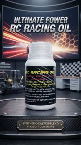 Racing Castor Oil for Remote Controlled Nitro Toys 200ml - Synthetic-Castor Blend - Protect Your Engine - Ultimate Power RC Racing Oil
