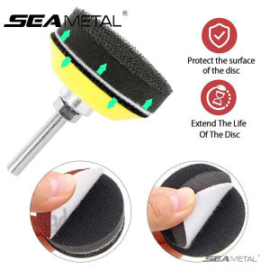 Seametal đổ xô giấy nhám bông 123Pcs 2inch vòng đĩa chà nhám Pad 60-3000 Grit mài mòn Phớt đánh bóng giấy nhám Kit
