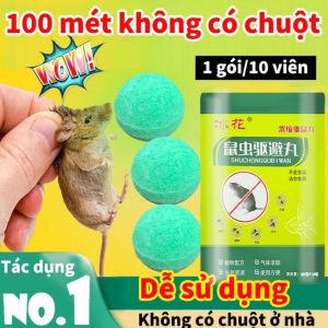[Hiệu ứng 100%] thuốc đuổi chuột trong nhà băng phiến đuổi chuột (1gói 10 viên) Thành phần thực vật an toàn không độc hại