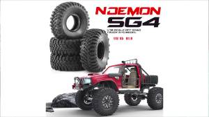 4 Chiếc Lốp Cao Su 1.9 Inch Dành Cho Xe RC Crawler 1/10 Traxxas TRX-4 Axial SCX10 Wraith Yikong RGT Wrangler - Lốp Bánh Xe 115x45mm