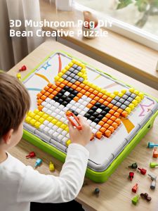 WANJUTEGONGDUI | Stereoscopic Pegged Construction Toy Puzzle DIY Intelligence Development