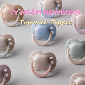 Ty Ngậm Sơ Sinh Newborn Cho Bé Tommee Tippee 0-2 Tháng (Vỉ Đôi)