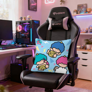 Sanrio | Sanrio Goropikadon Pillow Covers Cartoon Sofa Decorative Home Double-sided Printing Short Plush Cushion Cover Christmas gifts
