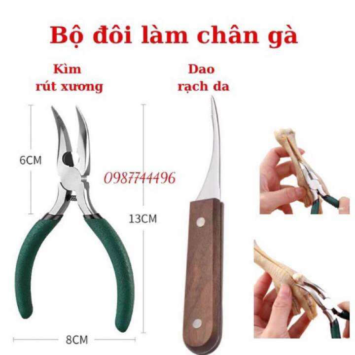 4. Hướng dẫn sử dụng kìm rút xương chân gà