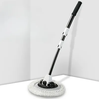 HELLOLEIBOO | Car Wash Brush Car Cleaning Brush Telescoping Long Handle Mop Soft Hair Chenille Broom Universal Window Wash Auto Accessories