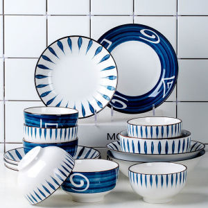 Glazed Ceramic Tableware Set Creative Home Use