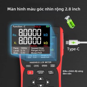 ZOYI | Máy Đo Cầu LCR ZOYI ZT-DQ02 Máy Kiểm Tra Màn Hình Kỹ Thuật Số Có Độ Chính Xác Cao Chuyên Nghiệp Dành Cho Điện Trở Trong Của Pin Lithium 18650
