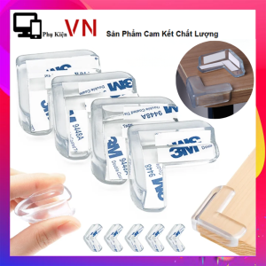 Combo 10 Bịt Góc Cạnh Bàn Bằng Silicon Trong Suốt Tiện Lợi An Toàn Cho Bé - Bọc Cạnh Bàn - Miếng Bịt Cạnh Gốc Bàn Chống Va Đập - Miếng Bịt Góc Bàn Tránh Va Đập An Toàn Cho Bé Và Người Già