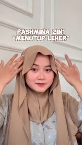 Pashmina Inner Tutup Leher Oval Jersey Korea / Pashmina Jersey Inner Penutup Leher Anti Meleot