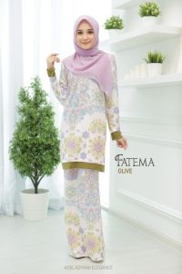 XS-4XL Kurung Fatema Sedondon Ibu Anak