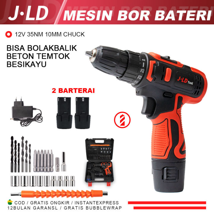 Cordless drill murah hot sale