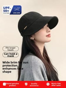 JIFANPAUL | Sun Protection Hat for Face Slimming Wide Brim Large Headroom