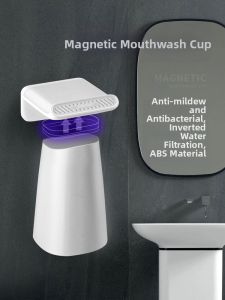smartpal | Magnetic Wall Mount Toothbrush Cups Set