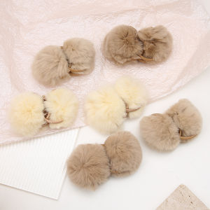 1PC/bag 8cm Acrylic Small Ball Hair Clip For DIY Fashion Hair Accessories