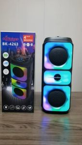 Extra Bass Wireless Bluetooth Speaker WITH MIC/BT/Karaoke Party DJ WITH FREE Microphone